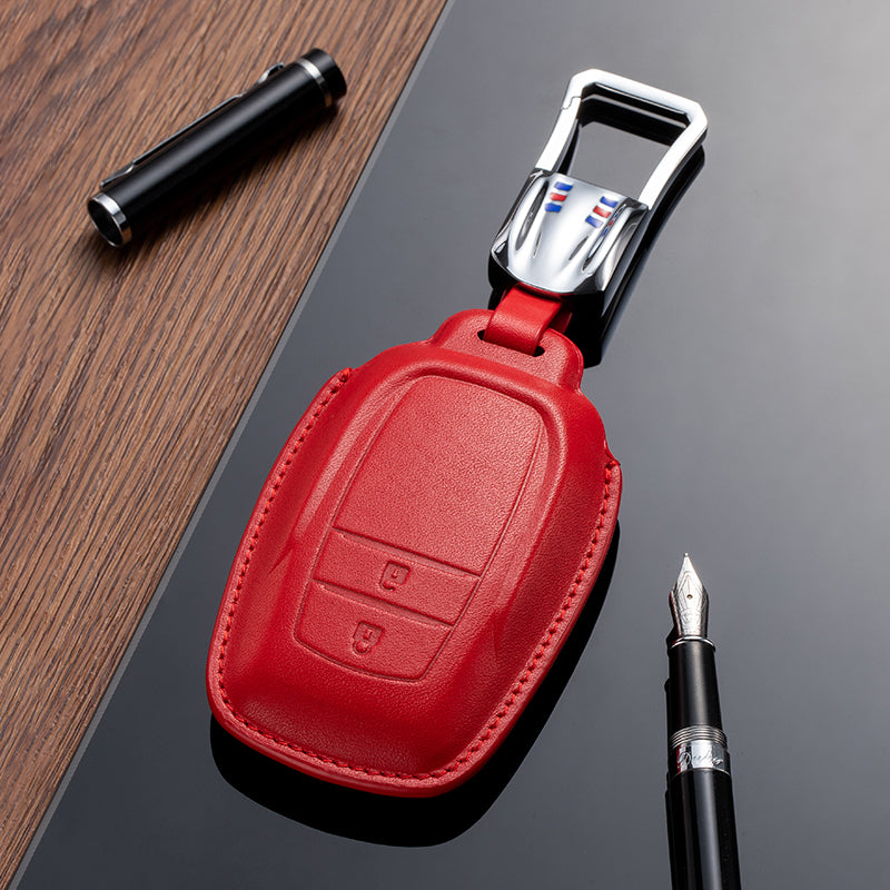 Leather Key Fob Cover for Toyota (Model B)