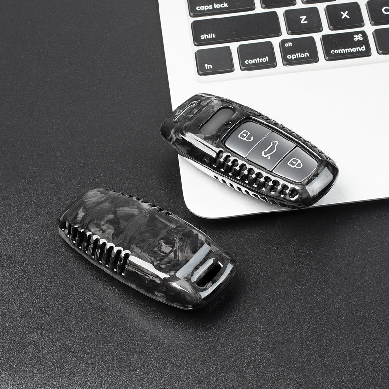 T-Carbon for Audi Carbon Fiber Key Fob Case (Model D) - T-Carbon Official Store