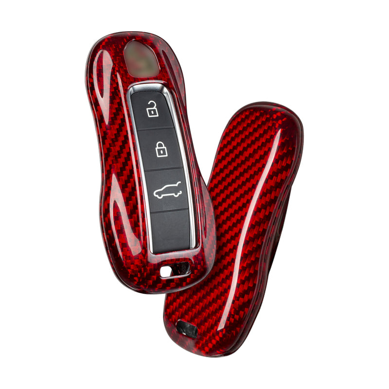 T-Carbon for Porsche Carbon Fiber Key Fob Case (Model C) - T-Carbon Official Store