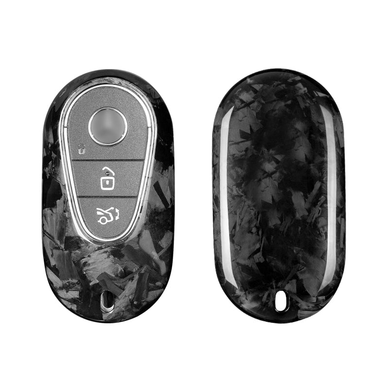 T-Carbon for Mercedes Benz Carbon Fiber Key Fob Case (Model D)