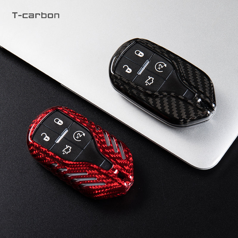 Maserati Carbon Fiber Key Fob Case (Model A) - T-Carbon Official