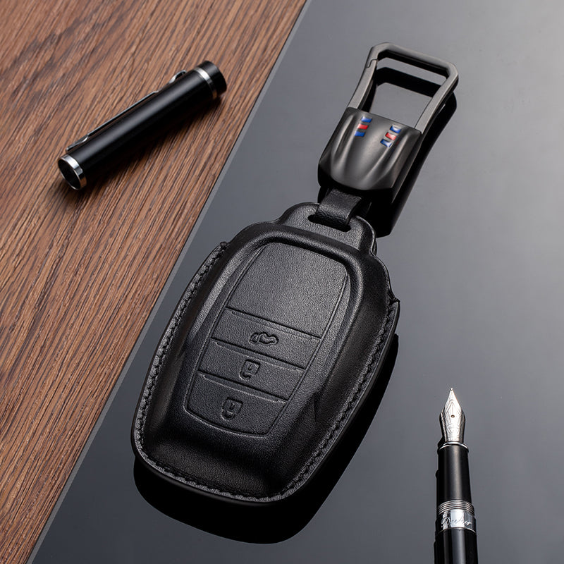 Leather Key Fob Cover for Toyota (Model B)