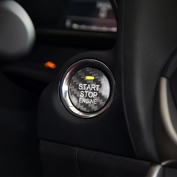 Carbon Fiber Start Stop Button for Mazda (Model A)