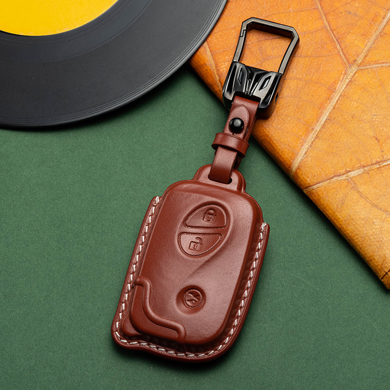 Exclusive Leather Key Fob Cover for Lexus (Model A)