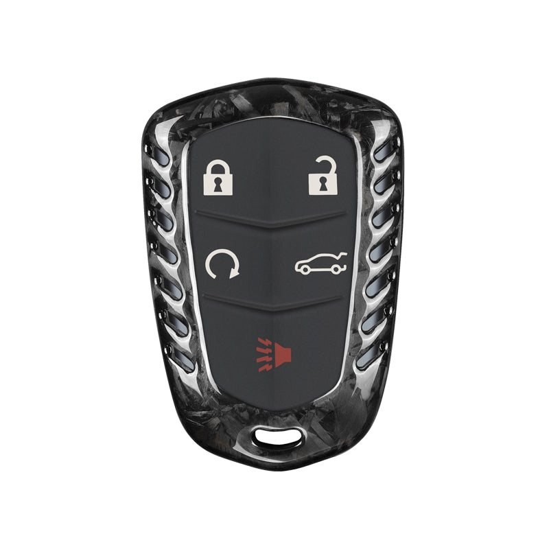 T-Carbon for Cadillac Carbon Fiber Key Fob Case (Model B) - T-Carbon Official Store