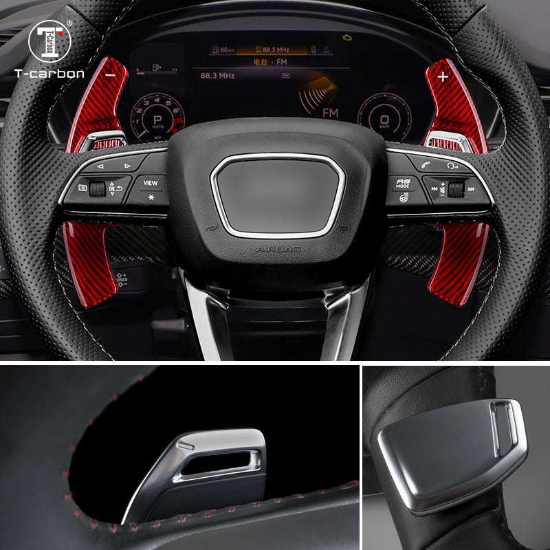 T-Carbon for Audi Carbon Fiber Paddle Shifters (Model G: 2021) - T-Carbon Official Store