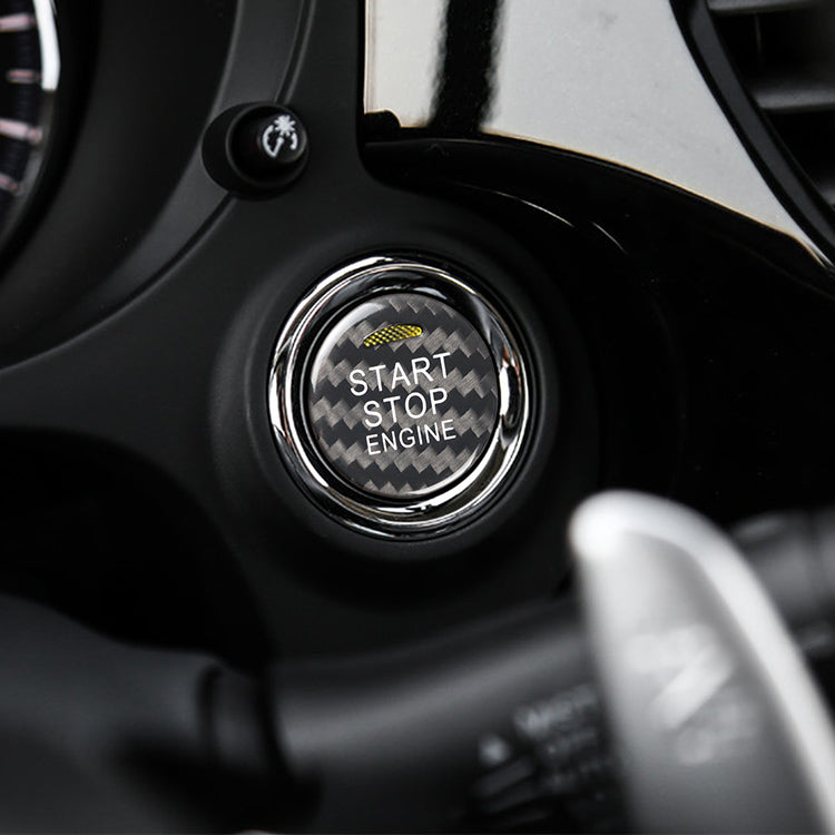Carbon Fiber Start Stop Button for Mitsubishi (Model A)