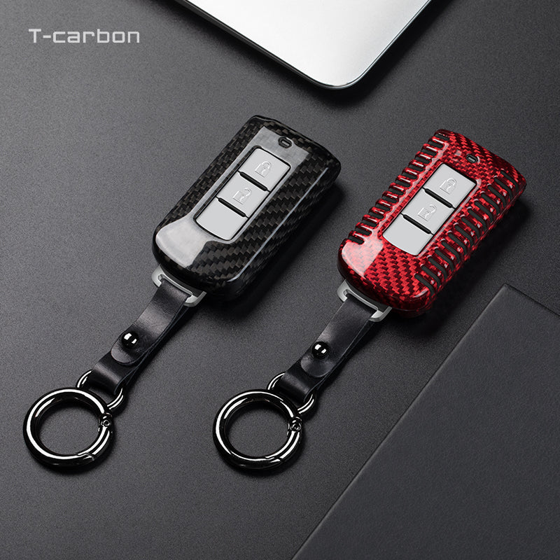 Mitsubishi Carbon Fiber Key Fob Case (Model A) - T-Carbon Official
