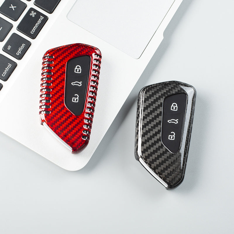 Volkswagen Carbon Fiber Key Fob Case (Model F) - T-Carbon Official