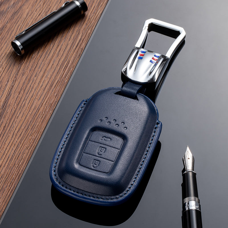 Leather Key Fob Cover for Honda (Model C) - T-Carbon Official Store