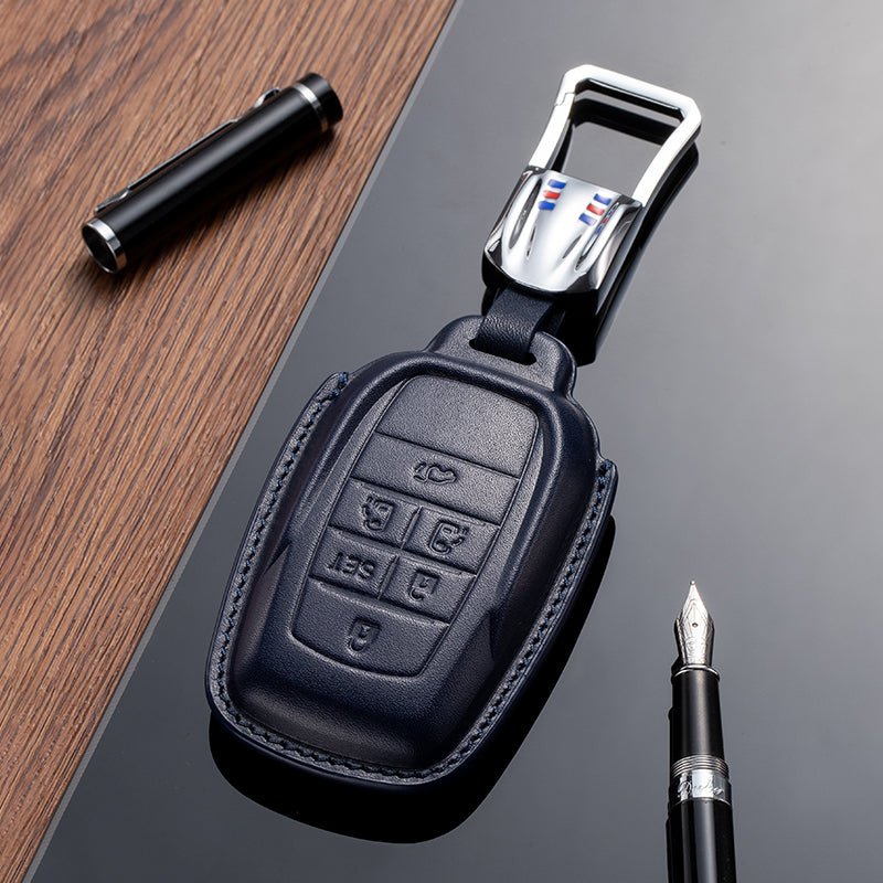 Leather Key Fob Cover for Toyota (Model B)