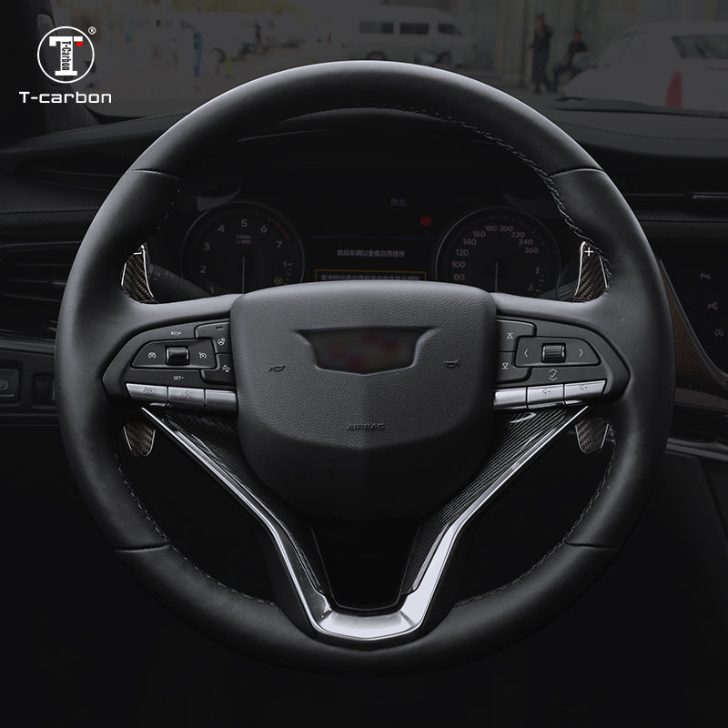 T-Carbon for Cadillac Carbon Fiber Paddle Shifters (Model C: 2019-2021) - T-Carbon Official Store