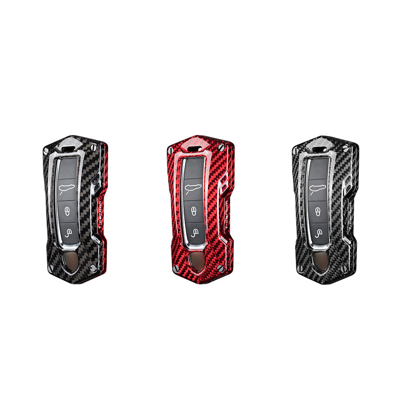 T-Carbon for Porsche Carbon Fiber Transformers Key Fob Case (Model C) - T-Carbon Official Store