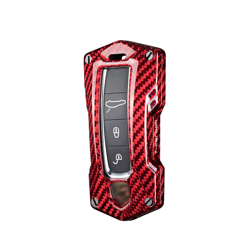 T-Carbon for Porsche Carbon Fiber Transformers Key Fob Case (Model C) - T-Carbon Official Store