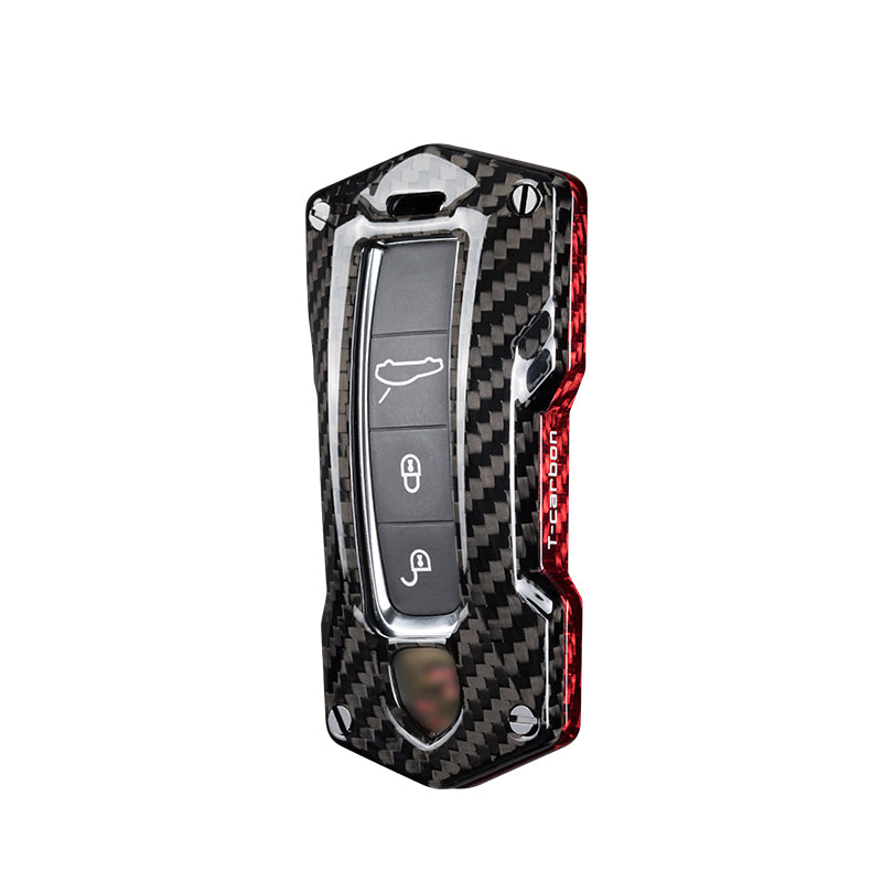 T-Carbon for Porsche Carbon Fiber Transformers Key Fob Case (Model C) - T-Carbon Official Store