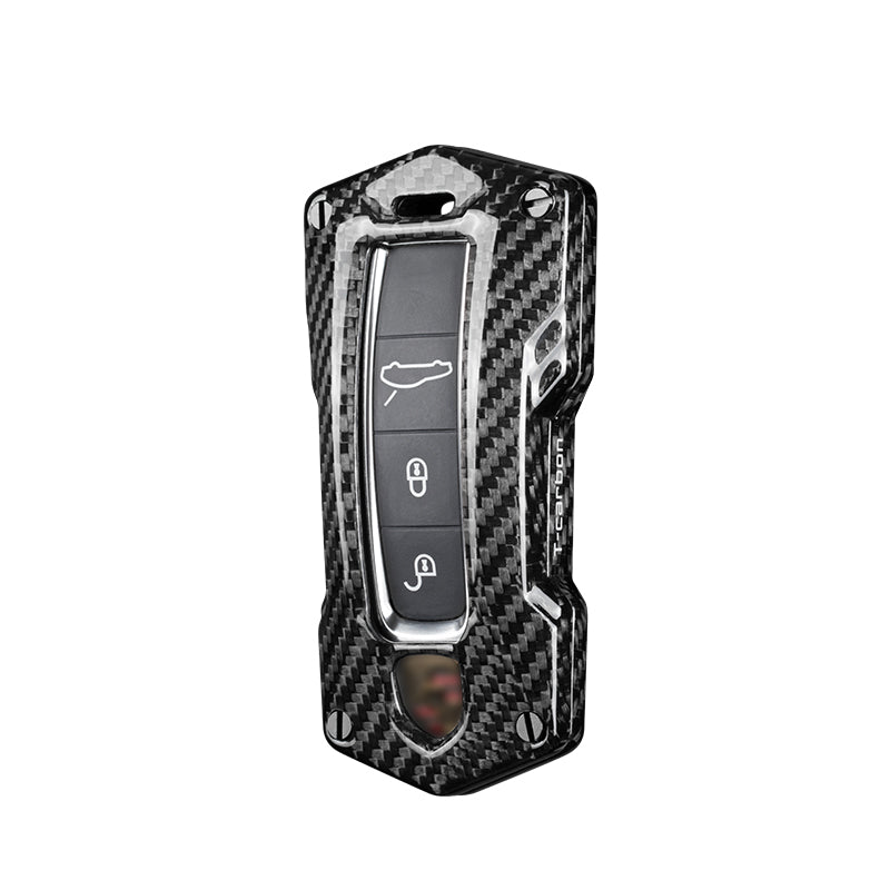 T-Carbon for Porsche Carbon Fiber Transformers Key Fob Case (Model C) - T-Carbon Official Store