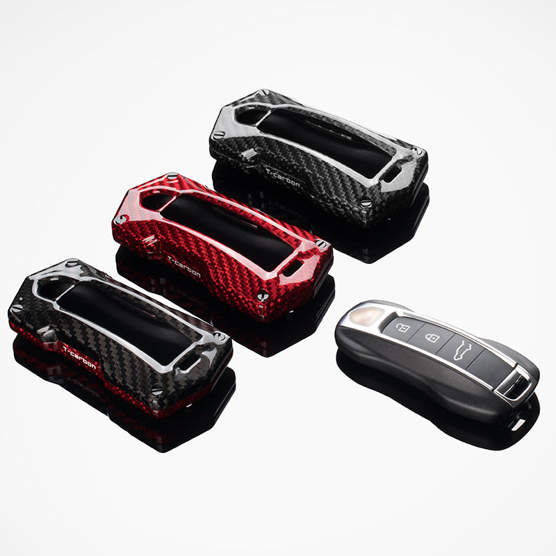 T-Carbon for Porsche Carbon Fiber Transformers Key Fob Case (Model C) - T-Carbon Official Store