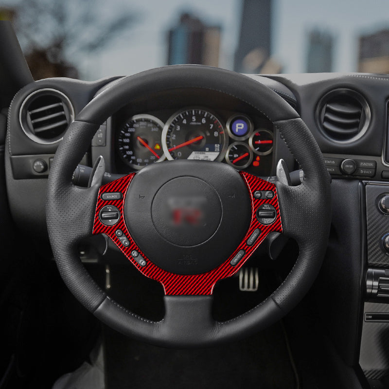 T-Carbon for Nissan GTR Carbon Fiber Steering Wheel Cover (Model A: 2007-2016) - T-Carbon Official Store