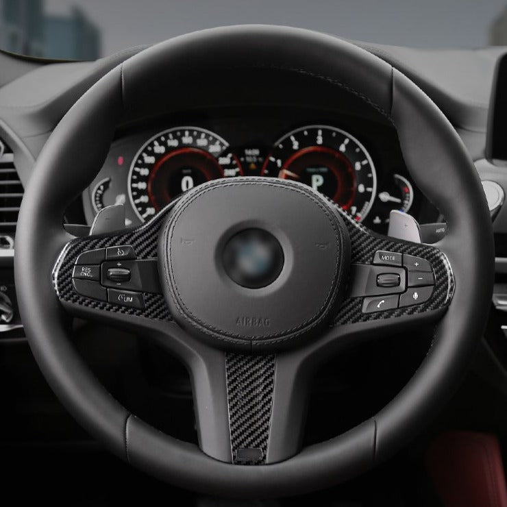 T-Carbon for BMW Carbon Fiber Steering Wheel Cover (Model A: 2016-2018) - T-Carbon Official Store