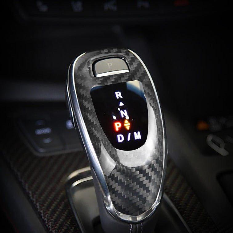 Carbon Fiber Gear Selector Cover for Cadillac (Model D)