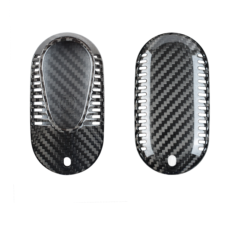 T-Carbon for Mercedes Benz Carbon Fiber Key Fob Case (Model D)