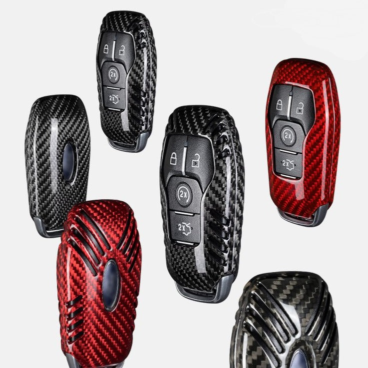 Ford Carbon Fiber Key Fob Case (Model A/B) - T-Carbon Official