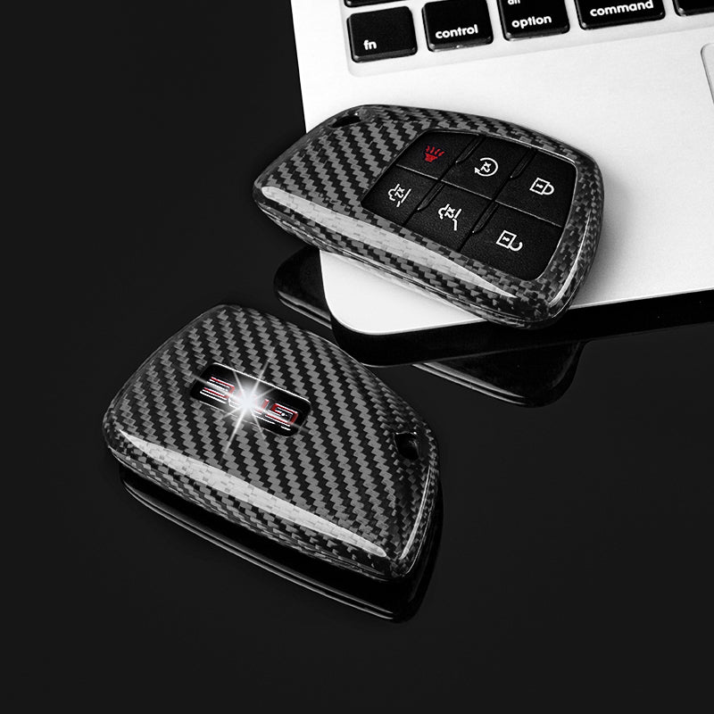 T-Carbon for GMC Carbon Fiber Key Fob Case (Model C)