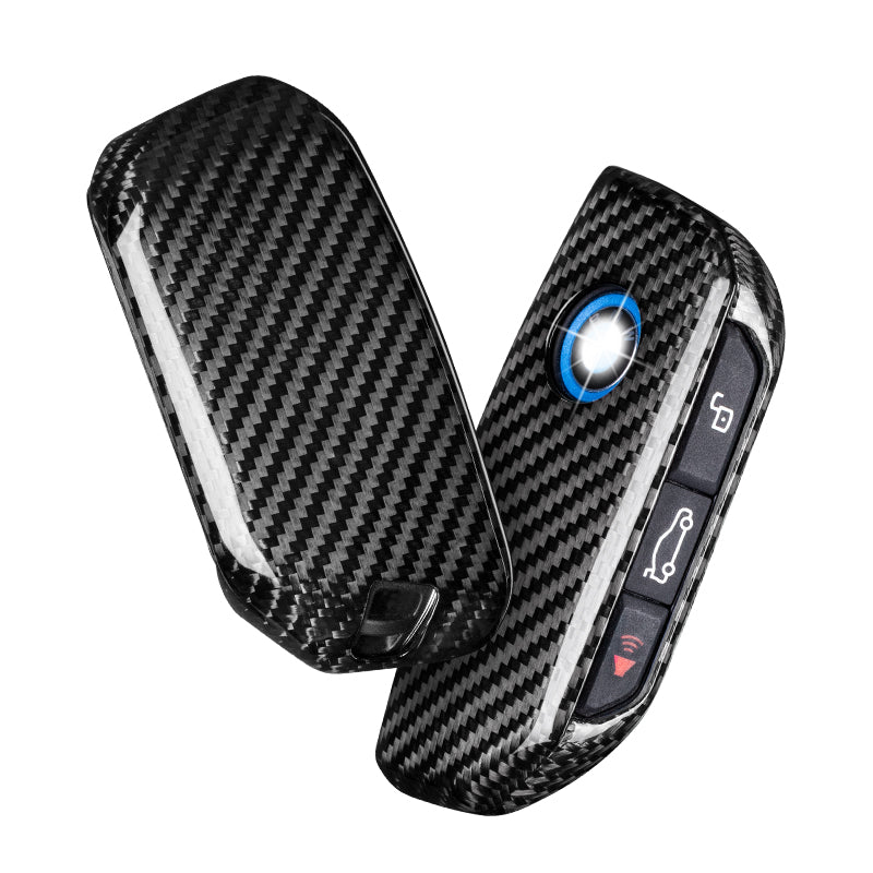 T-Carbon for BMW Carbon Fiber Key Fob Case (Model D)