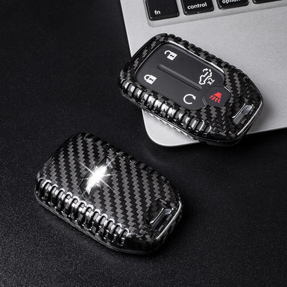 T-Carbon for Chevrolet Carbon Fiber Key Fob Case (Model B)