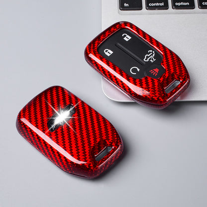 T-Carbon for Chevrolet Carbon Fiber Key Fob Case (Model B)