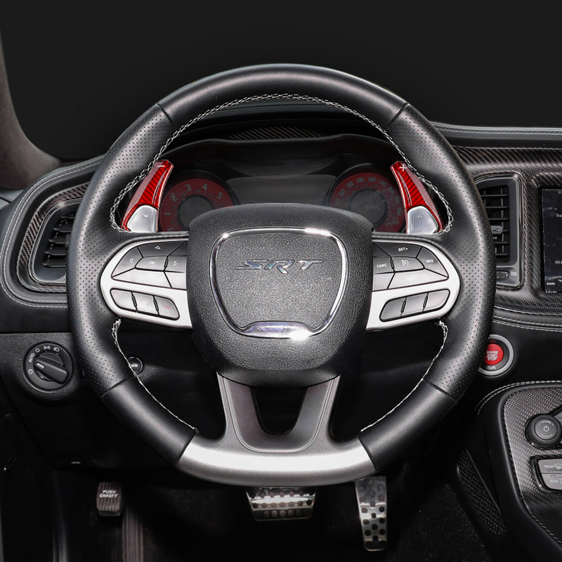 T-Carbon for Dodge Carbon Fiber Paddle Shifters (Model C: SRT)
