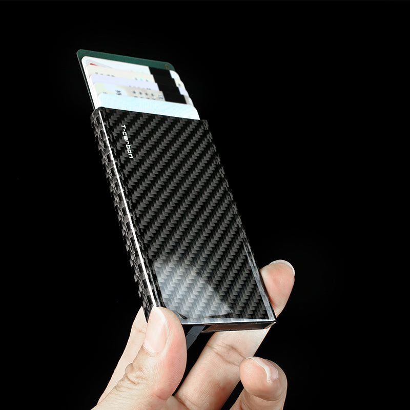 T-Carbon Accessories Carbon Fiber Pocket-Sized Credit Card Holder