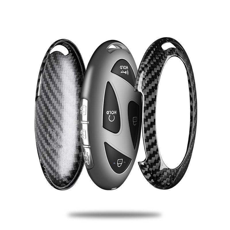 T-Carbon for Hyundai Carbon Fiber Key Fob Case (Model C)
