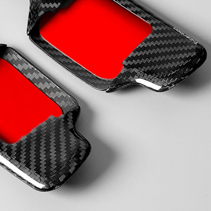 T-Carbon for Chevrolet Corvette Carbon Fiber Paddle Shifters (Model B: Corvette C8)