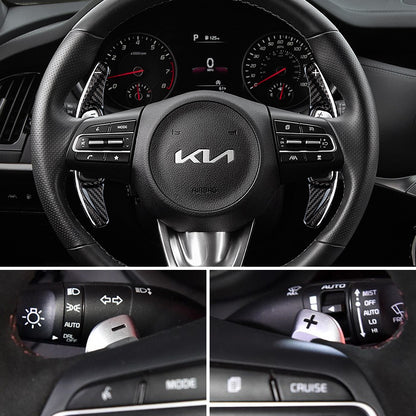 T-Carbon for Kia Carbon Fiber Paddle Shifters (Model B)