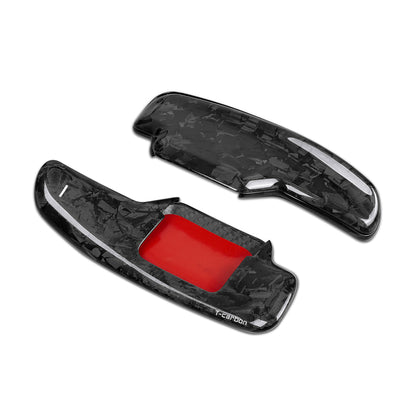 T-Carbon for Chevrolet Corvette Carbon Fiber Paddle Shifters (Model B: Corvette C8)