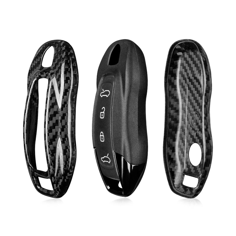 T-Carbon for Porsche Carbon Fiber Key Fob Case (Model E)