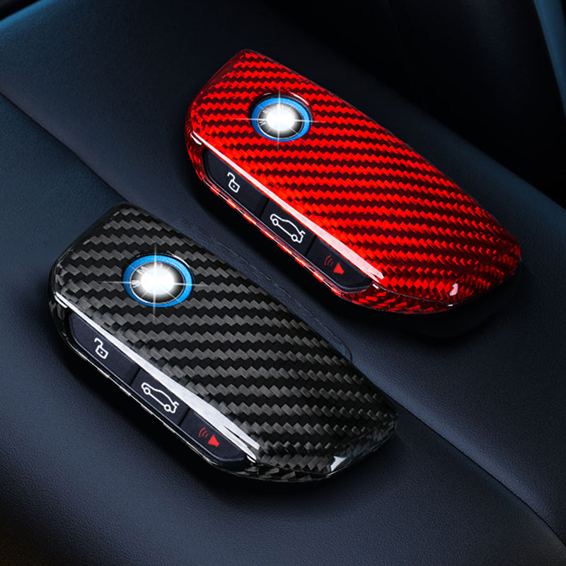 T-Carbon for BMW Carbon Fiber Key Fob Case (Model D)