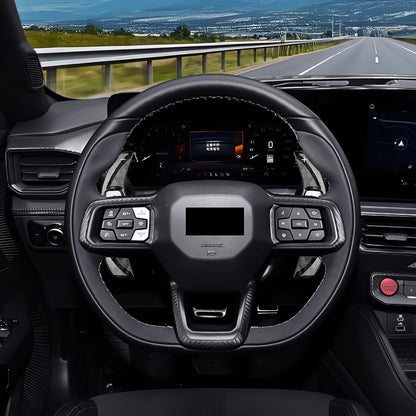 T-Carbon for Ford Mustang Carbon Fiber Paddle Shifters (Model C)