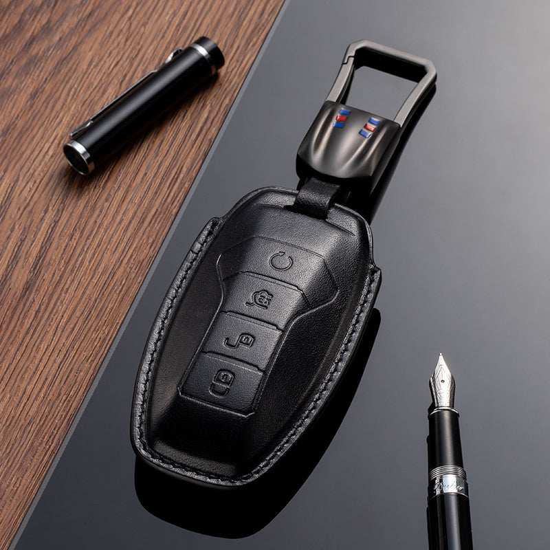 Leather Key Fob Cover for BYD (Model A)