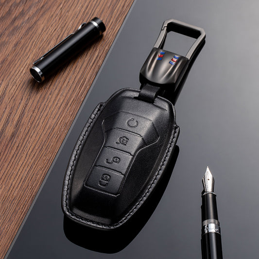 Leather Key Fob Cover for BYD (Model A)