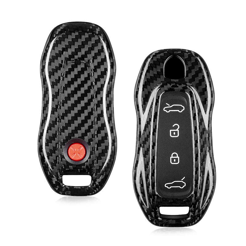 T-Carbon for Porsche Carbon Fiber Key Fob Case (Model E)