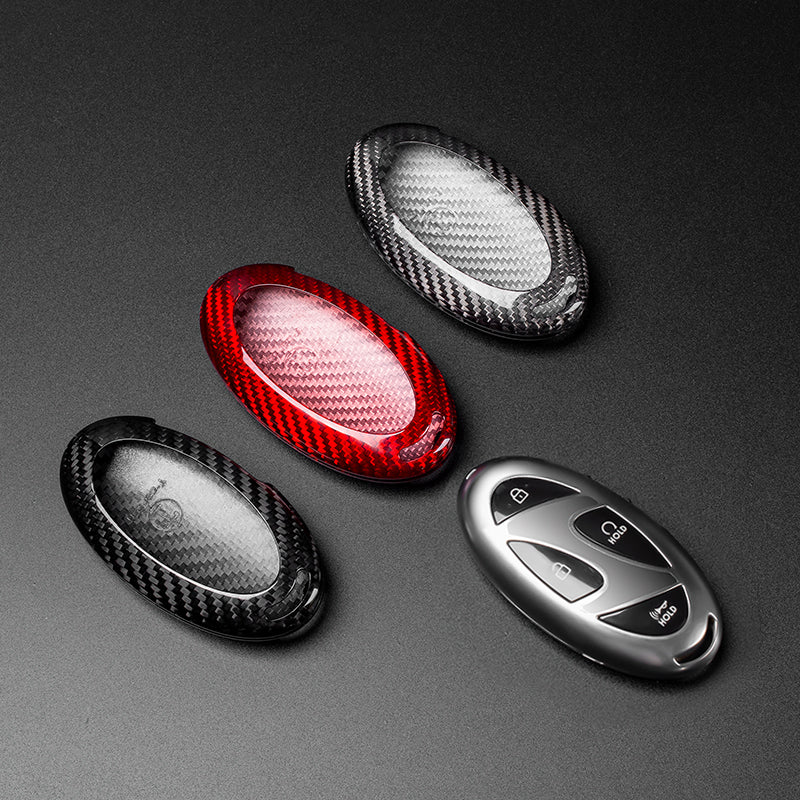 T-Carbon for Hyundai Carbon Fiber Key Fob Case (Model C)