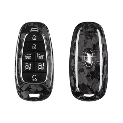 T-Carbon for Hyundai Carbon Fiber Key Fob Case (Model B)