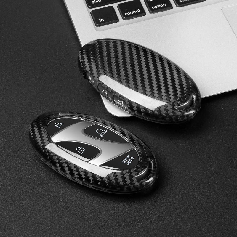 T-Carbon for Hyundai Carbon Fiber Key Fob Case (Model C)