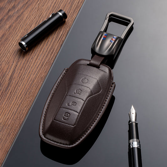 Leather Key Fob Cover for BYD (Model A)