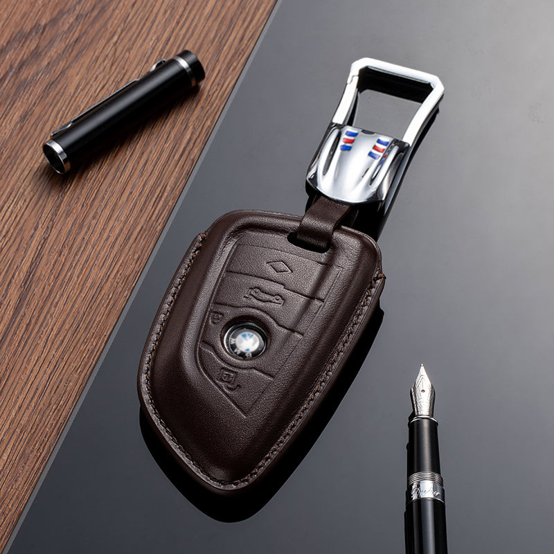 Leather Key Fob Cover for BMW (Model B) - T-Carbon Official Store