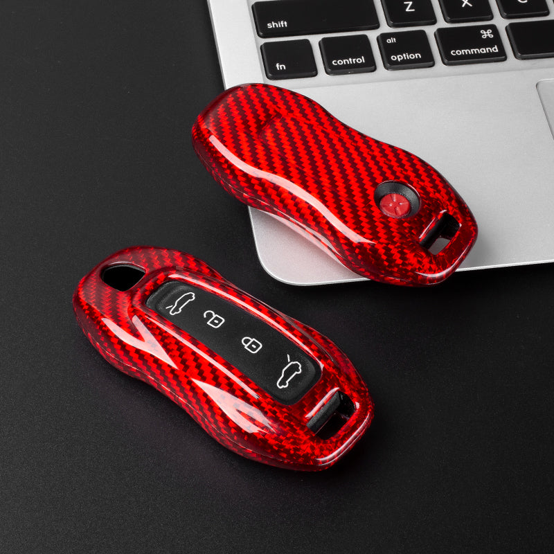 T-Carbon for Porsche Carbon Fiber Key Fob Case (Model E)