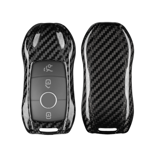 T-Carbon for Mercedes Benz Carbon Fiber Supercar Key Fob Case (Model B)