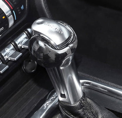 Carbon Fiber Gear Selector Cover for Ford Mustang (Model A)
